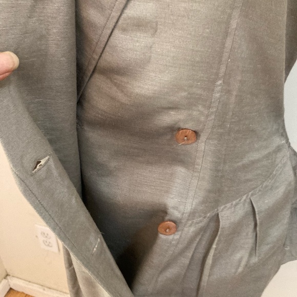 1980’s silk coat dress - Picture 10 of 14